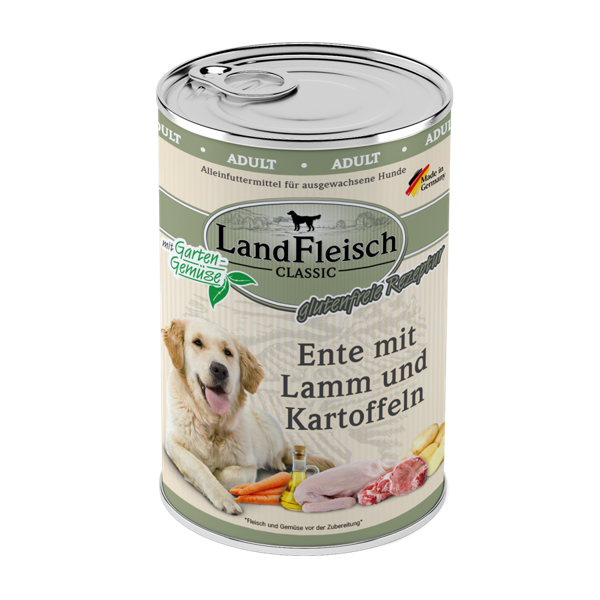 Landfleisch Lamm, Ente & Kartoffeln