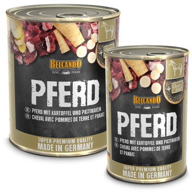 BELCANDO Pferd mit Kartoffeln und Pastinaken