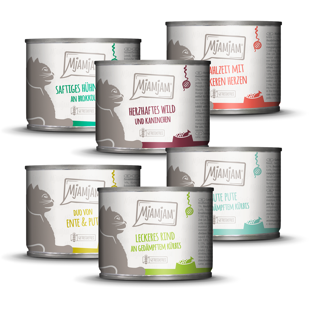 MjAMjAM - leckere Mahlzeiten Mixpaket III für deine Katze