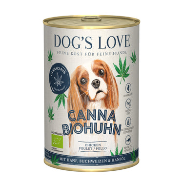 DOG'S LOVE Canna BIO Huhn, 6x 400 g