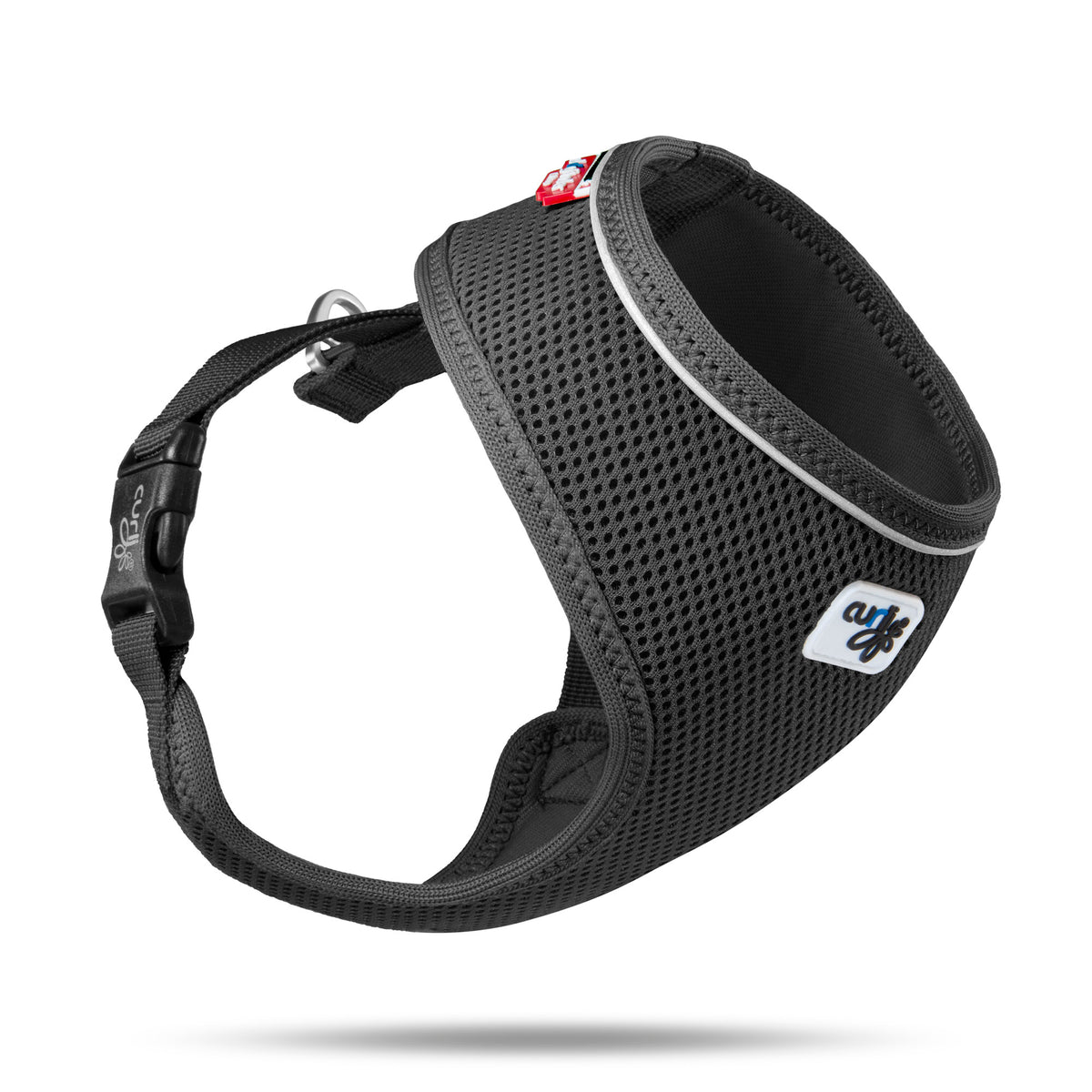 Curli Basic Geschirr Air-Mesh - Schwarz / Größe XS
