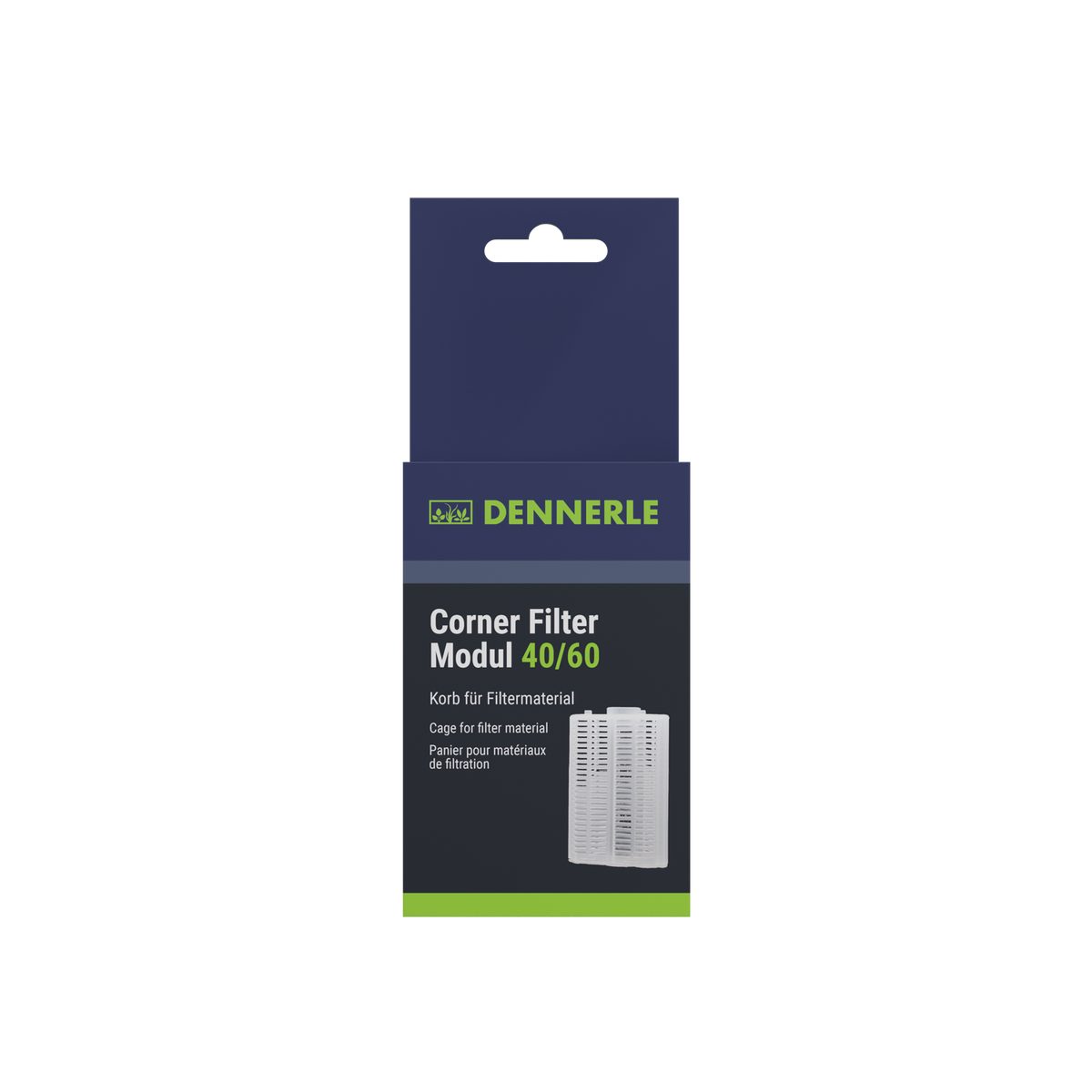 DENNERLE Filtereinsatz Corner Filter Modul 40/60, Ersetzt ein Corner Filter Element 40/60, mehrstufige Filterung