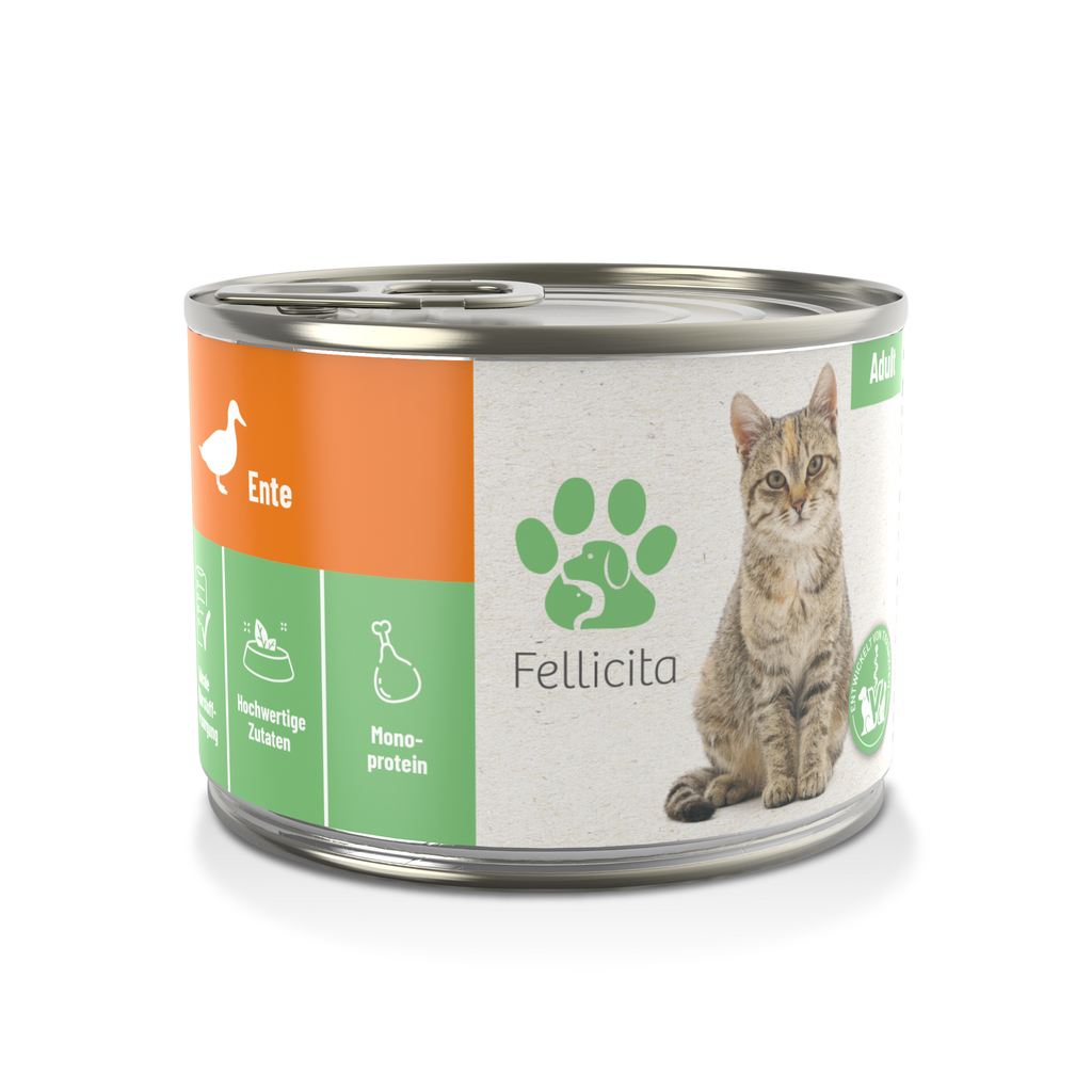 Fellicita Cat Nassfutter Ente pur