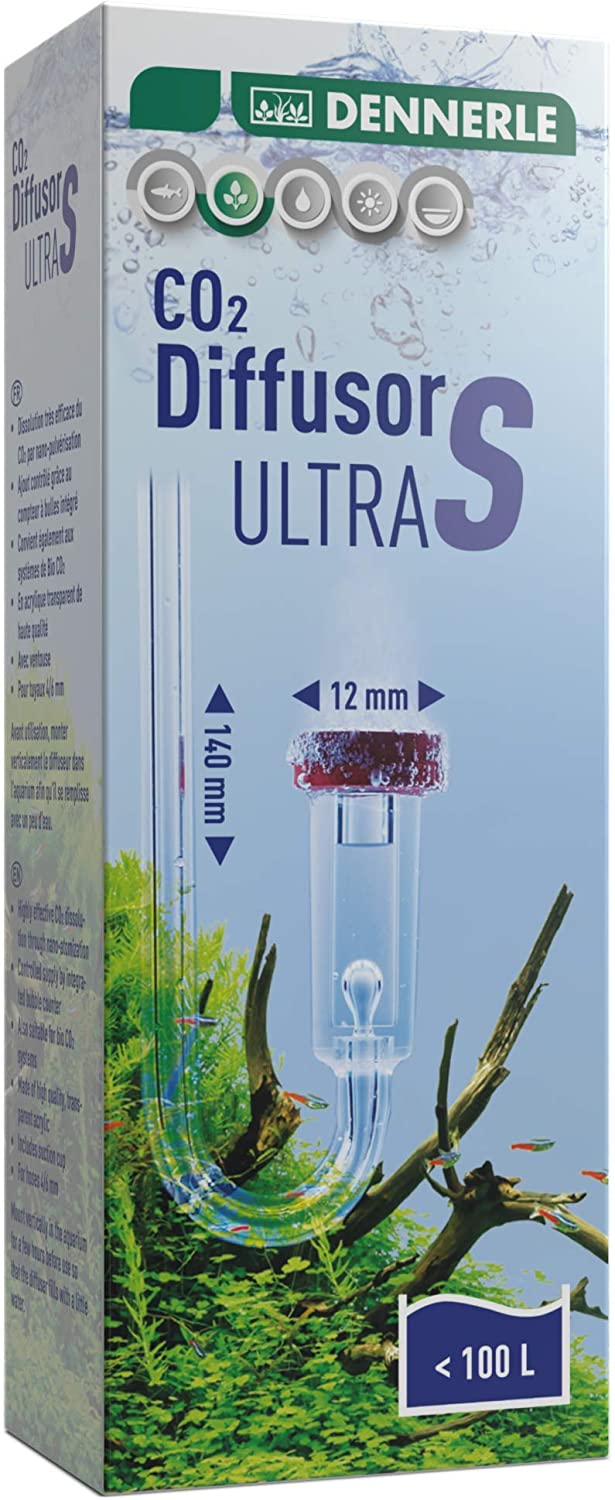 DENNERLE CO2 Diffusor CO2 Diffusor Ultra, 100 l, CO2 Zugabegerät, Für Aquarien bis 100 Liter