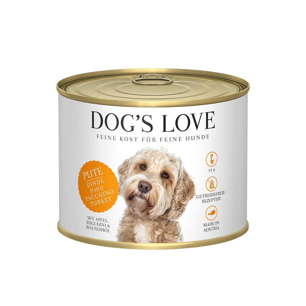 DOG'S LOVE Nassfutter Pute