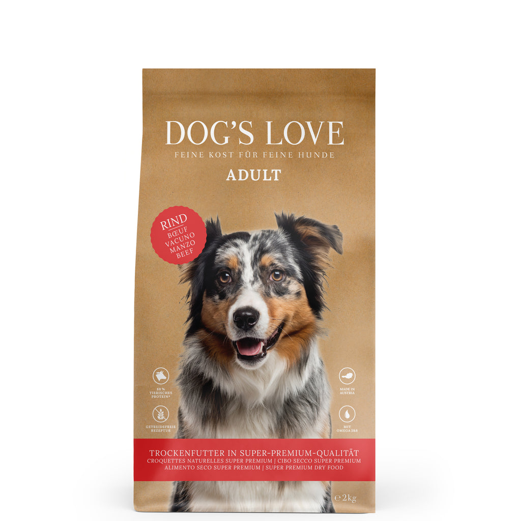 DOG'S LOVE Trockenfutter Rind