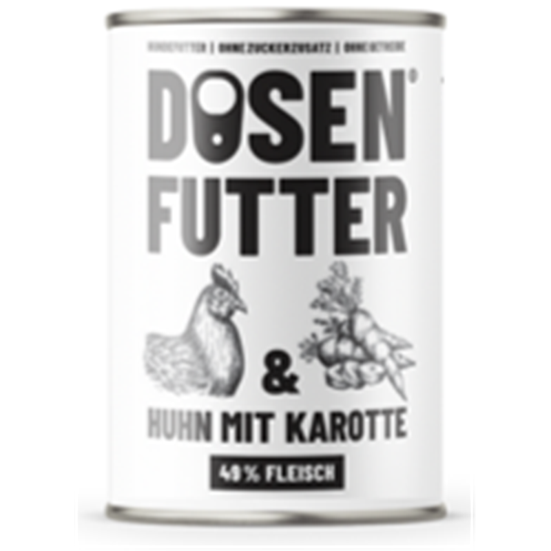 Schnauze & Co Dosenfutter Huhn mit Karotte