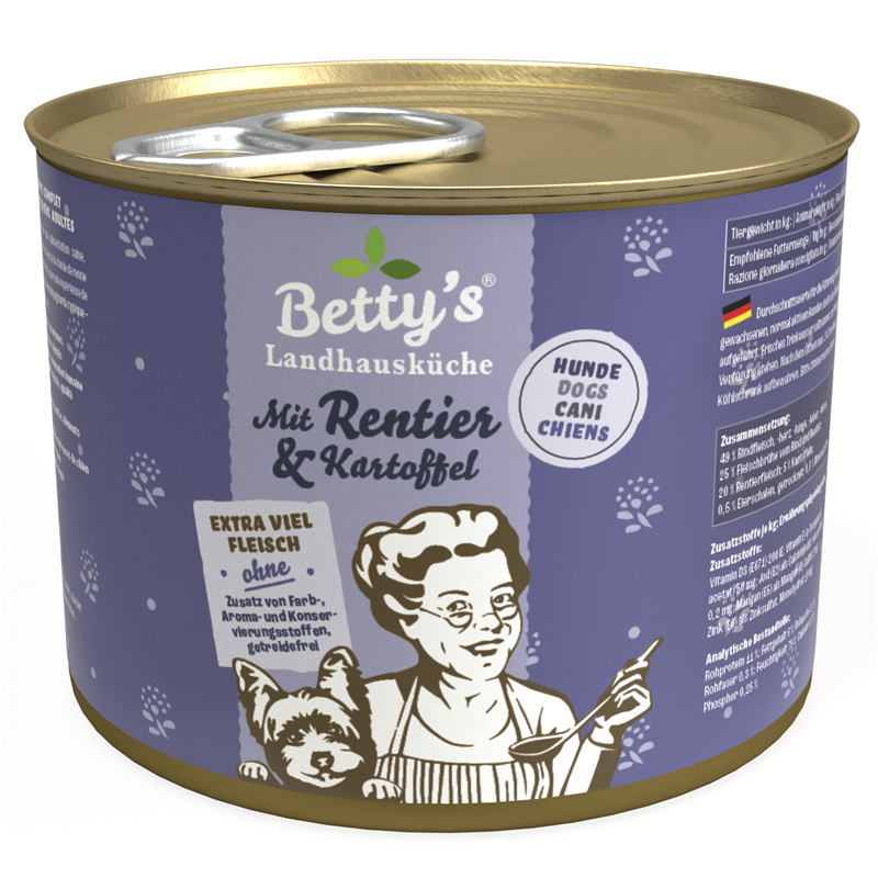 Betty's Landhausküche Dog Rentier mit Kartoffel