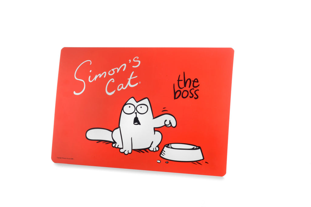 Simons Cat Napfunterlage "the boss" 43x28 cm