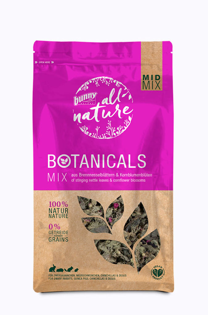 Bunny Botanicals Mid Mix aus Brennesselblättern & Kornblumenblüten 90g