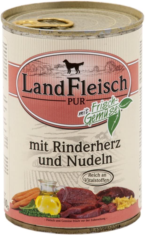 Landfleisch Rinderherz & Nudeln