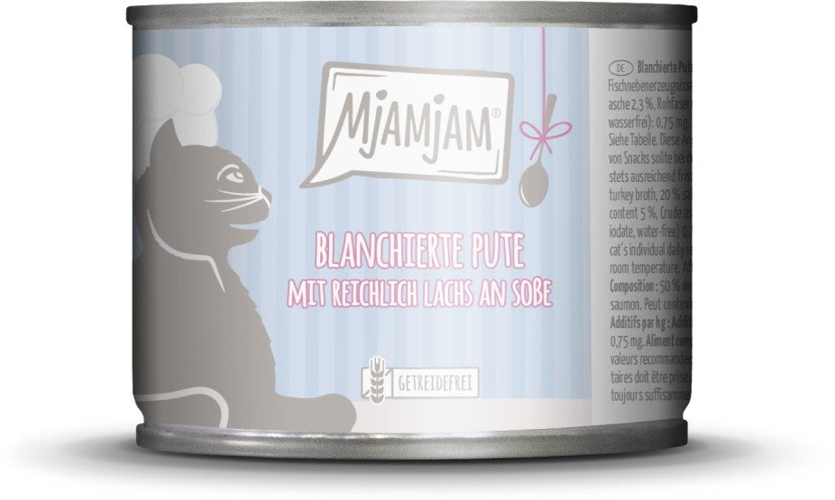 MjAMjAM – Blanchierte Pute mit reichlich Lachs an Soße